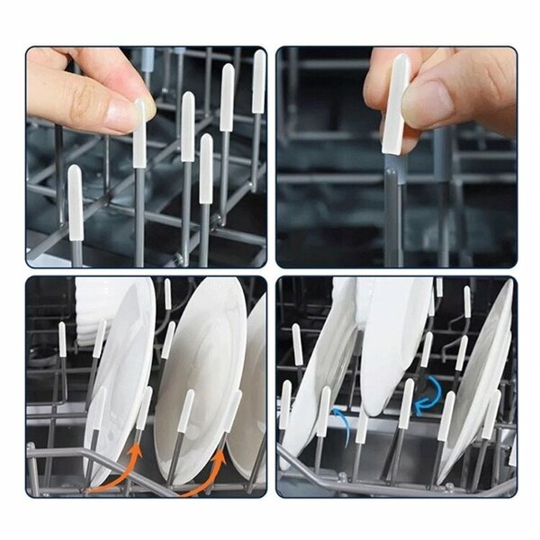 BULAŞIK SEPETİ PAS VE ÇİZİK ÖNLEYİCİ KAPAK BEYAZ 100 LÜ