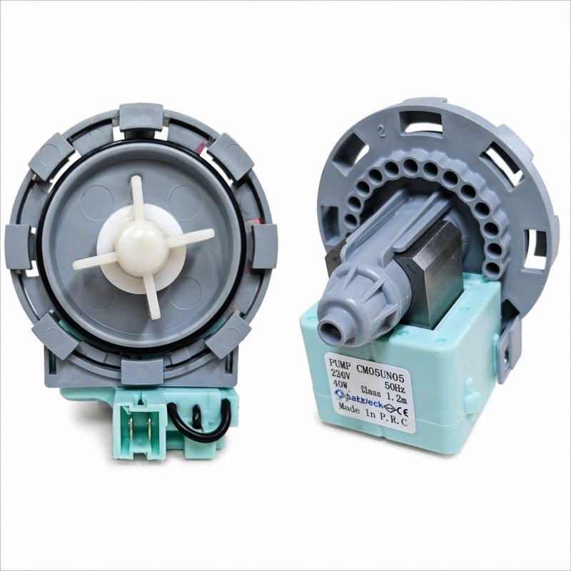 Çamaşır Makinesi Pompa Motoru Kapaksız Geçmeli